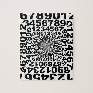 Nummers Vortex, tellen whirlpool, wiskunde Legpuzzel
