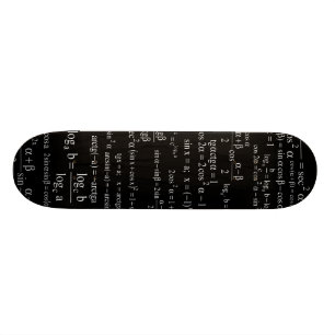 Nummers wiskundig skateboard deck