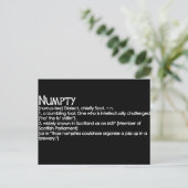 Numpty Briefkaart (Staand voorkant)