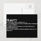 Numpty Briefkaart (Voorkant / Achterkant)