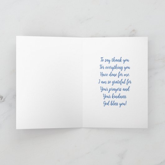 Nun Bedankt Kaart (Binnen)