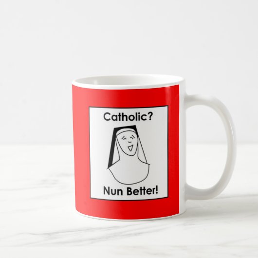 Nun beter koffiemok (Rechts)