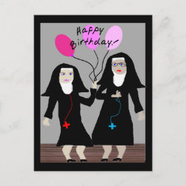 Nun Birthday Gifts "Happy Birthday Sister" Briefkaart