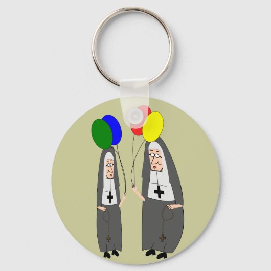 Nun Birthday Gifts Sleutelhanger (Voorkant)