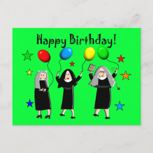 Nun Happy Birthday Kaarten & Gifts