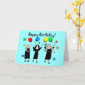 Nun Joyeux Anniversaire Cartes et Cadeaux (Fleur jaune)