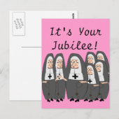 Nun Jubilee-kaarten Briefkaart (Voorkant / Achterkant)