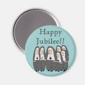 Nun Jubilee Kaarten Magneet (Voorkant / Achterkant)