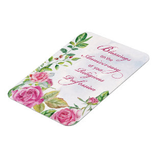 Nun Jubileum van de godsdienstige hoogterij Roses Magneet