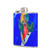 nun op blauw heupvat heupfles (Links)