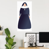 Nun Poster (Thuiskantoor)