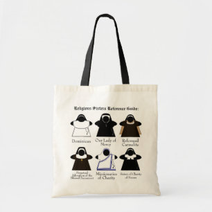 Nun Reference Guide katholieke keizerstoel canvas  Tote Bag
