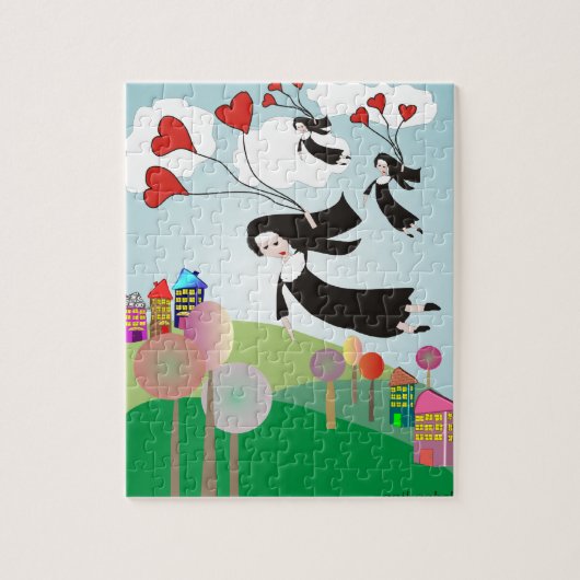 Nun Soaring Puzzle Legpuzzel (Verticaal)