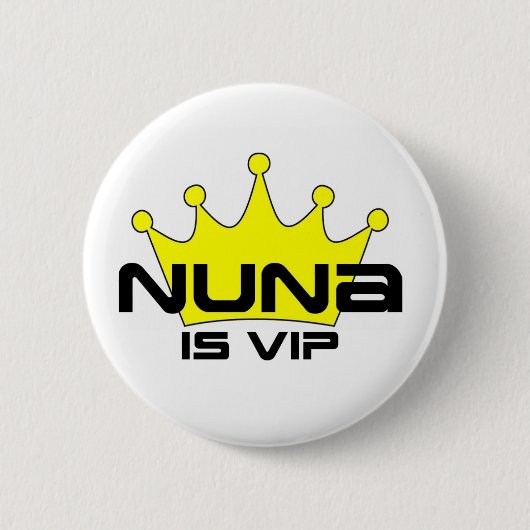 Nuna is VIP Ronde Button 5,7 Cm (Voorkant)