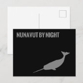 Nunavut bij nacht briefkaart (Voorkant / Achterkant)