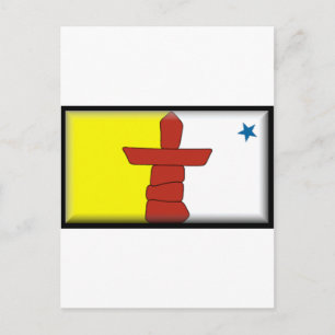 Nunavut Flag Briefkaart