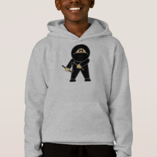 Nunchaku Ninja, Hidden Dragon Boy's Hoodie
