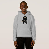 Nunchaku Ninja, le sweat - shirt à capuche du (Devant entier)