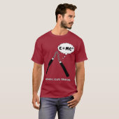 Nunchucks Maroon T-Shirt (Voorkant volledig)
