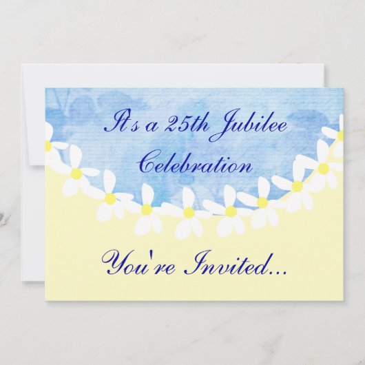 Nuns 25th Jubilee Celebration Invitations Kaart (Voorkant)