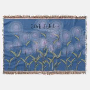 Nuns 50th Golden Jubilee Woven Blanket Floral Deken