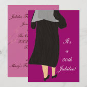 Nuns 50th Jubilee Celebration Invitation 3 Kaart (Voorkant / Achterkant)