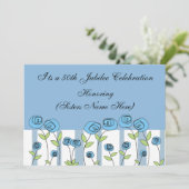 Nuns 50th Jubilee Celebration Invitations Kaart (Staand voorkant)