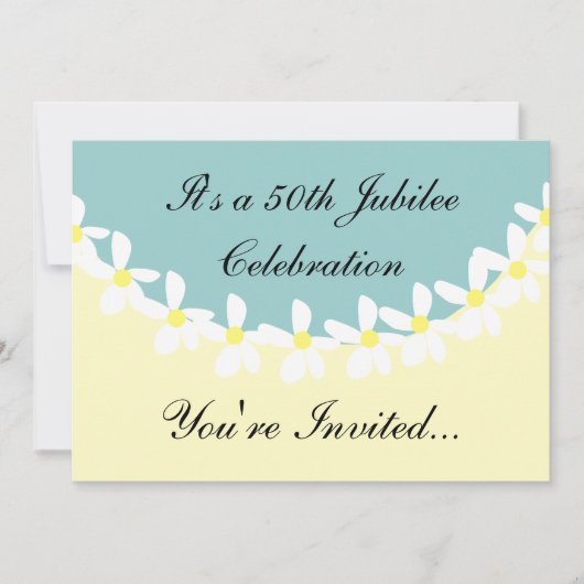 Nuns 50th Jubilee Celebration Invitations Kaart (Voorkant)