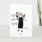 Nuns 50th Jubilee-Floral Design Gifts Kaart (Achterkant)