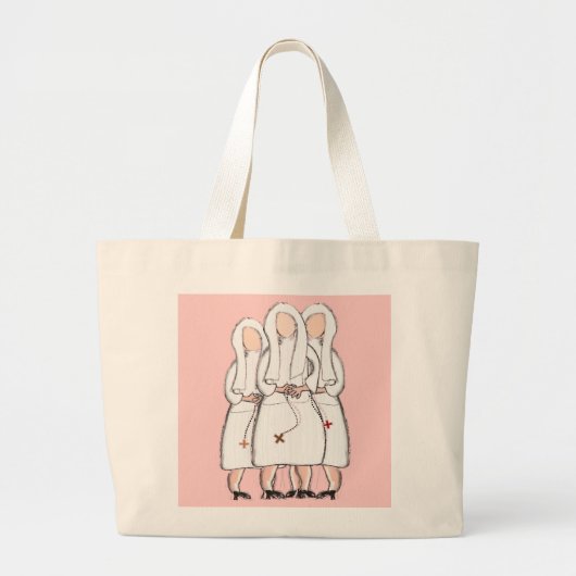 Nuns Gifts "Three Sisters" Grote Tote Bag (Voorkant)