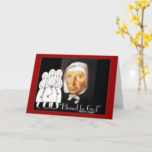 Nuns Golden en Silver Jubilee Gifts Kaart (Gele Bloem)