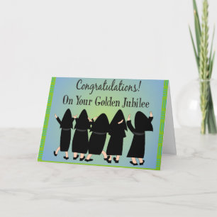 Nuns Golden Jubilee Gifts Kaart