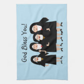 Nuns in Habits Theedoek (Verticaal)