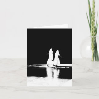 Nuns in licht kaart