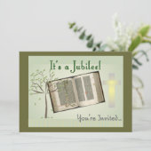Nuns Jubilee-uitnodigingen Kaart (Staand voorkant)