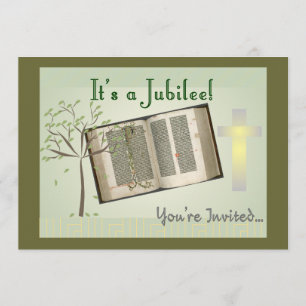 Nuns Jubilee-uitnodigingen Kaart