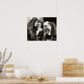 Nuns Roken  Fotografie 20x16inch Poster (Keuken)