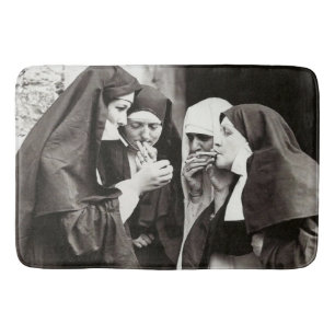 Nuns Roken fotografie Badmat