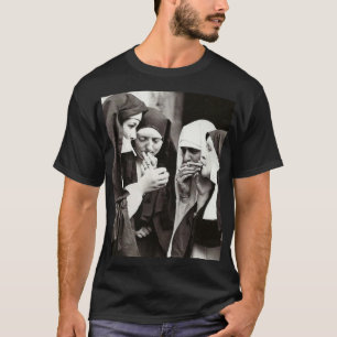 Nuns Roken  fotografie T-shirt