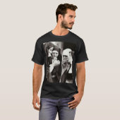 Nuns Roken  fotografie T-shirt (Voorkant volledig)