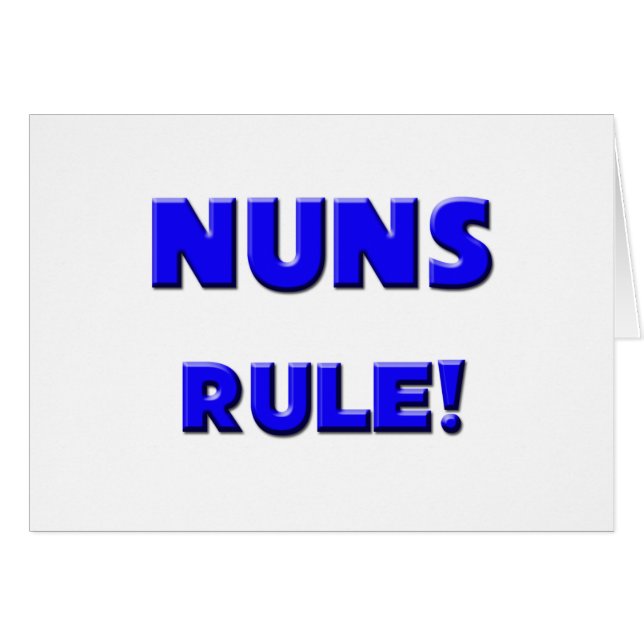 Nuns Rule! (Voorkant Horizontaal)