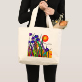 Nuns Silver 25th Jubilee Artsy Floral Canvas tas (Voorkant (product))