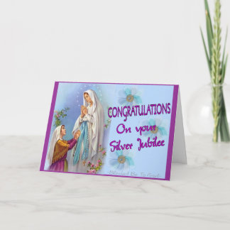 Nuns Silver Jubilee Gifts and Cards Kaart
