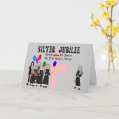 Nuns Silver Jubilee Gifts Kaart (Gele Bloem)