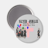 Nuns Silver Jubilee Gifts Magneet (Voorkant / Achterkant)