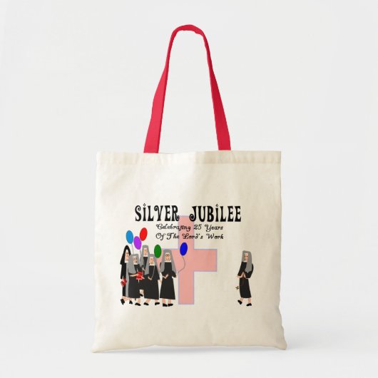 Nuns Silver Jubilee Gifts Tote Bag (Voorkant)