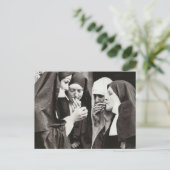 Nuns Smoking Briefkaart (Staand voorkant)