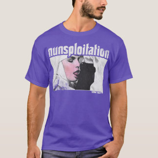 Nunsploitation 70s stijl sub film t-shirt