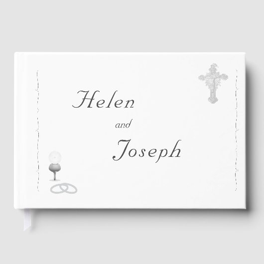 Nuptial Grace Catholic Wedding Gastenboek (Voorkant)