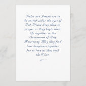 Nuptial Grace Catholic Wedding Invitation (Dos)